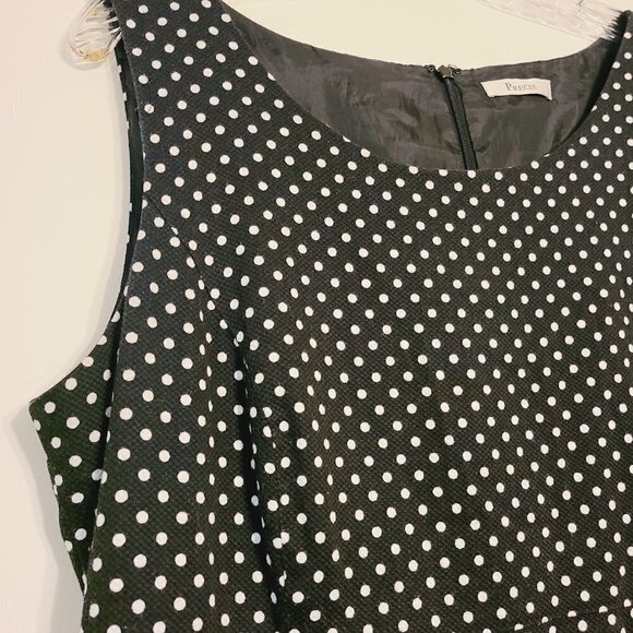 Precis | Women's Sleeveless Polka Dot Sheath Dress (Canada Size 16) - Picture 3 of 12